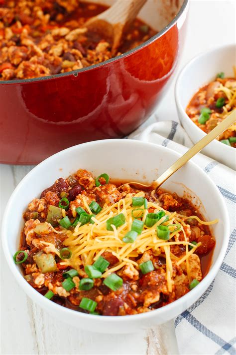 Turkey and Fresh Veggie Chili A Bountiful Kitchen