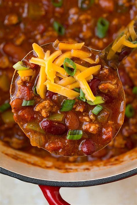 Turkey Chili this is the BEST! So flavorful, easy to make, and the