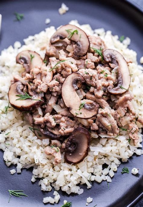 Ground Turkey and Mushroom Stroganoff Recipe Runner