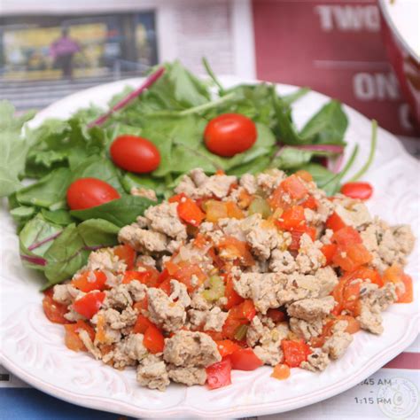 Ideal Protein Recipes — charliesweight Ground Turkey Skillet with Green...