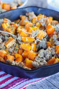 Ground Turkey Hash with Squash and Peppers Our Salty Kitchen