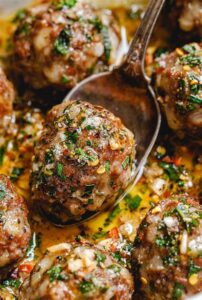 Creamy Spinach Turkey Meatballs Recipe Turkey Meatballs Recipe