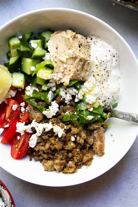 Easy Mediterranean Ground Turkey Bowls Perry's Plate