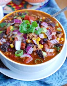 Easy Instant Pot Turkey Chili PressureCooking